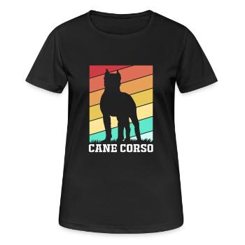 Cane Corso - Women's Breathable T-Shirt - black - Front - AI Model Female 172 light (172cm)