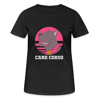 Cane Corso - Women's Breathable T-Shirt - black - Front - AI Model Female 172 light (172cm)