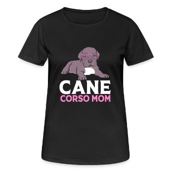 Cane Corso - Women's Breathable T-Shirt - black - Front - AI Model Female 172 light (172cm)
