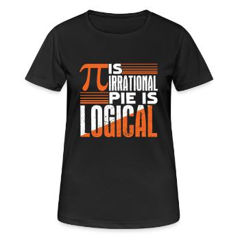 Pi Day Pi Is Irrational - Women's Breathable T-Shirt - black - Front - AI Model Female 172 light (172cm)