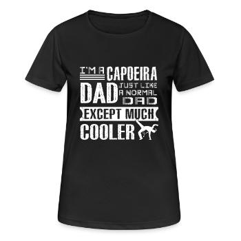 Cooler Capoeira Dad - Women's Breathable T-Shirt - black - Front - AI Model Female 172 light (172cm)