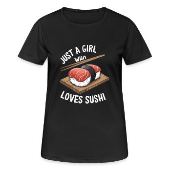 Sushi - Women's Breathable T-Shirt - black - Front - AI Model Female 172 light (172cm)