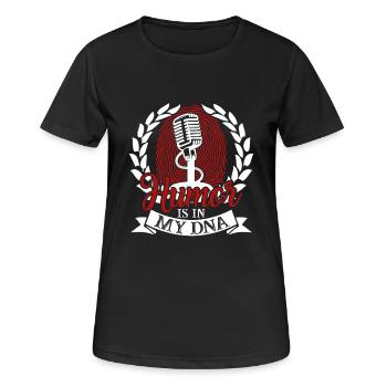 Comedian Humor Is In My DNA - Women's Breathable T-Shirt - black - Front - AI Model Female 172 light (172cm)