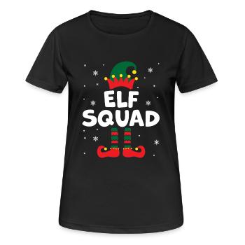eleven squad artboard 1 - Women's Breathable T-Shirt - black - Front - AI Model Female 172 light (172cm)