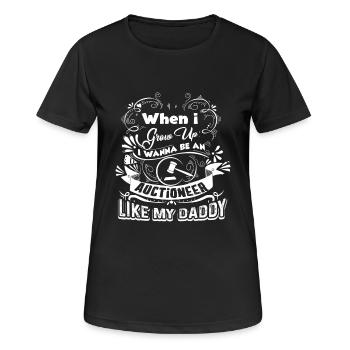 Auctioneer Be An Auctioneer Like Daddy - Women's Breathable T-Shirt - black - Front - AI Model Female 172 light (172cm)