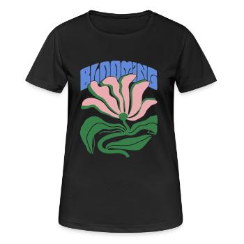 Blooming Starch - Women's Breathable T-Shirt - black - Front - AI Model Female 172 light (172cm)