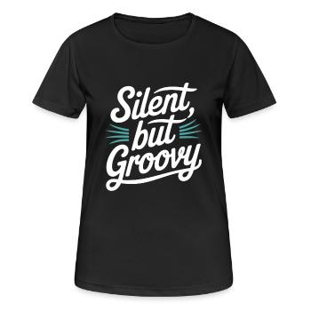 Bass Gitarrist Musiker Gear Funk Rock Jazz - Frauen T-Shirt atmungsaktiv - Schwarz - Vorne - AI Model Female 172 light (172cm)