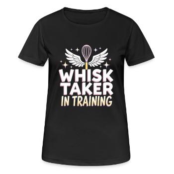 Candidat Junior en Boulangerie Jeune Chef Boulangerie - T-shirt respirant Femme - noir - Devant - AI Model Female 172 light (172cm)