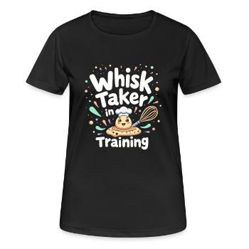 Candidat Junior en Boulangerie Jeune Chef Boulangerie - T-shirt respirant Femme - noir - Devant - AI Model Female 172 light (172cm)