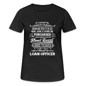 Loan Officer Forever The Title - Women's Breathable T-Shirt - black - Front - AI Model Female 172 light (172cm)
