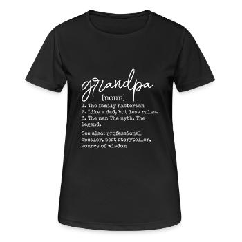 Papi - T-shirt respirant Femme - noir - Devant - AI Model Female 172 light (172cm)