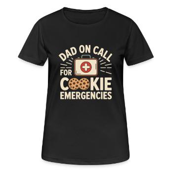 Dad Girl Scout Leader Proud Troop Support Scout - Frauen T-Shirt atmungsaktiv - Schwarz - Vorne - AI Model Female 172 light (172cm)