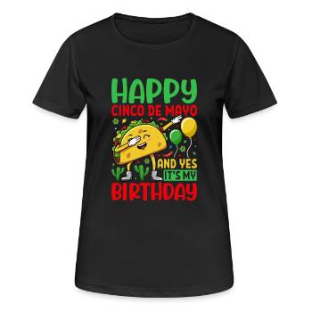 Cinco De Mayo - T-shirt respirant Femme - noir - Devant - AI Model Female 172 light (172cm)