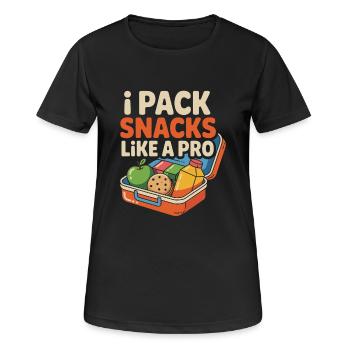 Dad Girl Scout Leader Proud Troop Support Scout - Frauen T-Shirt atmungsaktiv - Schwarz - Vorne - AI Model Female 172 light (172cm)