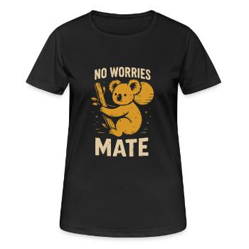 No stress, buddy - Women's Breathable T-Shirt - black - Front - AI Model Female 172 light (172cm)