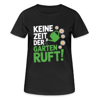 No Time The Garden Calls Weed Plucking Gardener - Women's Breathable T-Shirt - black - Front - AI Model Female 172 light (172cm)