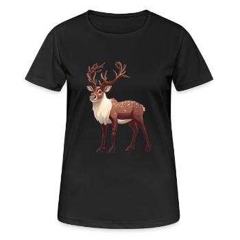 Renne Renne - T-shirt respirant Femme - noir - Devant - AI Model Female 172 light (172cm)