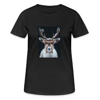 Renne Renne - T-shirt respirant Femme - noir - Devant - AI Model Female 172 light (172cm)