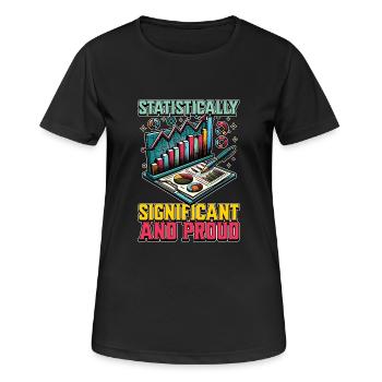 Statistician Statistically Significant Accountant - Women's Breathable T-Shirt - black - Front - AI Model Female 172 light (172cm)