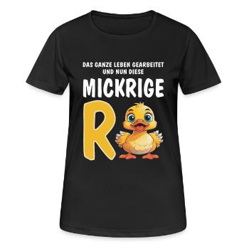 CETTE MAIGRE RENTE - T-shirt respirant Femme - noir - Devant - AI Model Female 172 light (172cm)