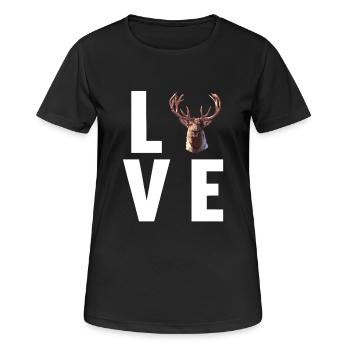 Renne Renne - T-shirt respirant Femme - noir - Devant - AI Model Female 172 light (172cm)