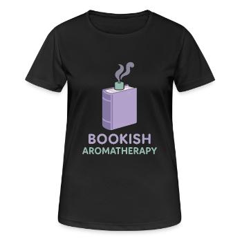 Livre Sniffer Reader -Fragrance Pride Old Pages Arôme - T-shirt respirant Femme - noir - Devant - AI Model Female 172 light (172cm)