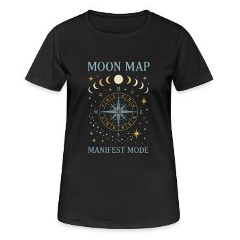Rituel spirituel du dimanche : Prendre soin de soi - T-shirt respirant Femme - noir - Devant - AI Model Female 172 light (172cm)