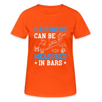 Diving saying for sea lovers - Women's Breathable T-Shirt - neon orange - Front - AI Model Female 172 dark (172cm)