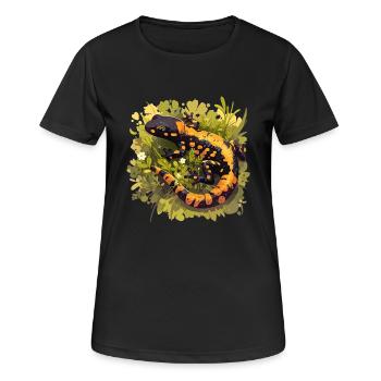 Salamanders Salamander - Women's Breathable T-Shirt - black - Front - AI Model Female 172 light (172cm)