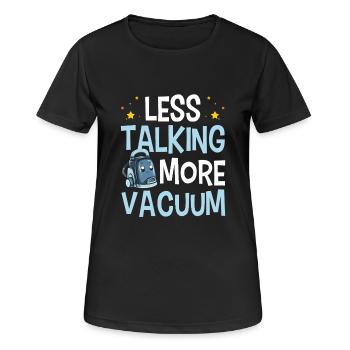 Reinigung Liebhaber Reinigungskraft - Frauen T-Shirt atmungsaktiv - Schwarz - Vorne - AI Model Female 172 light (172cm)