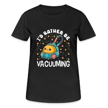 Nettoyant Lover Cleaner - T-shirt respirant Femme - noir - Devant - AI Model Female 172 light (172cm)