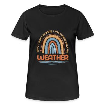 Meteorologist Weather Forecaster - Women's Breathable T-Shirt - black - Front - AI Model Female 172 light (172cm)