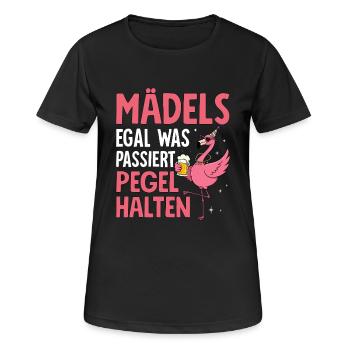 Girls no matter what happens Maintain levels - Women's Breathable T-Shirt - black - Front - AI Model Female 172 light (172cm)