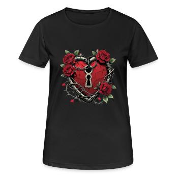 Dark Romance Booktok - Women's Breathable T-Shirt - black - Front - AI Model Female 172 light (172cm)