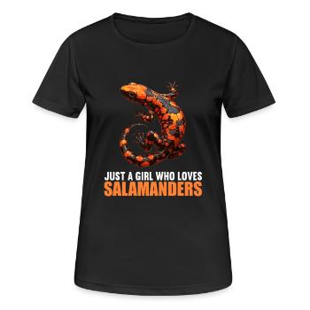 Salamanders Salamander - Women's Breathable T-Shirt - black - Front - AI Model Female 172 light (172cm)