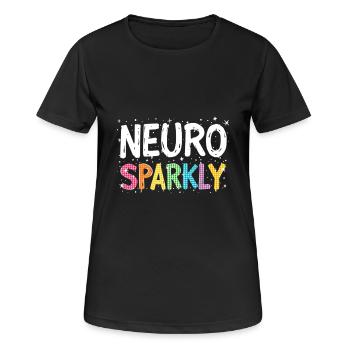 Neuro Sparkly Rainbow Colors Variety and - Women's Breathable T-Shirt - black - Front - AI Model Female 172 light (172cm)