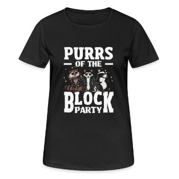 Unterstützen Sie Lokale Straßenkatzen - Frauen T-Shirt atmungsaktiv - Schwarz - Vorne - AI Model Female 172 light (172cm)