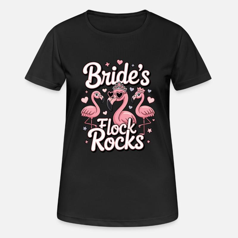 Feral Bride Era Design Possum Possum Wedding - Women's Breathable T-Shirt - black