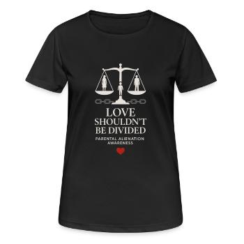 Sensibilisation des parents à la décision - T-shirt respirant Femme - noir - Devant - AI Model Female 172 light (172cm)