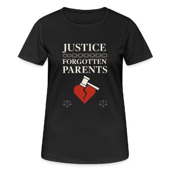 Sensibilisation des parents à la décision - T-shirt respirant Femme - noir - Devant - AI Model Female 172 light (172cm)