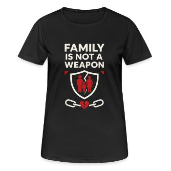 Sensibilisation des parents à la décision - T-shirt respirant Femme - noir - Devant - AI Model Female 172 light (172cm)