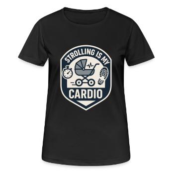 Nursery Dad Fatherhood Pride - Women's Breathable T-Shirt - black - Front - AI Model Female 172 light (172cm)