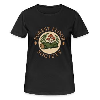 Mushroom Lover Cottagecore Aesthetic Nature Witch - Women's Breathable T-Shirt - black - Front - AI Model Female 172 light (172cm)