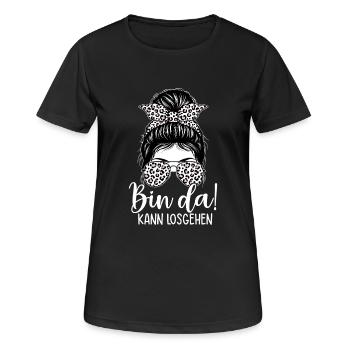 I'm ready to go - Women's Breathable T-Shirt - black - Front - AI Model Female 172 light (172cm)