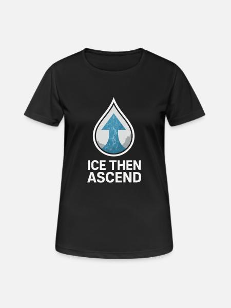 Cold showers Mental hardness Cold exposure - Women's Breathable T-Shirt - black