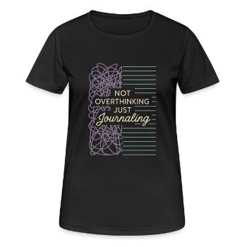 Gratitude Practice Journal Lover Emotional - Women's Breathable T-Shirt - black - Front - AI Model Female 172 light (172cm)