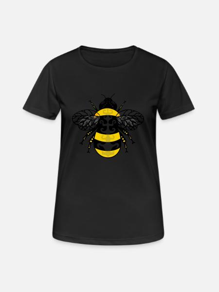 Bumble Bee - Women's Breathable T-Shirt - black