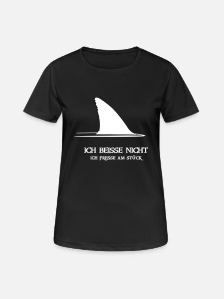 ~ I BITE NOT ~ - Women's Breathable T-Shirt - black