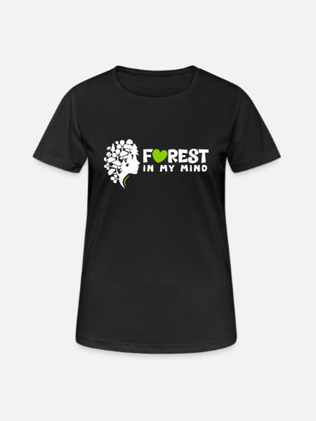 Forestkopf - Women's Breathable T-Shirt - black