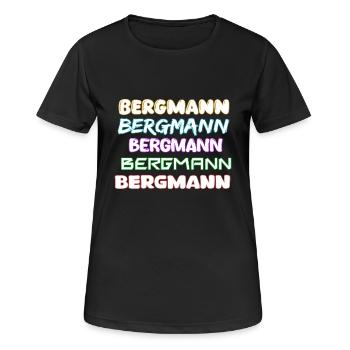 Job Miner - Women's Breathable T-Shirt - black - Front - AI Model Female 172 light (172cm)